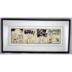 Henry "Beware of the Dog": Original 4-Pannel Comic Strip